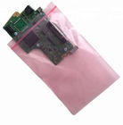 PCBの保護0.10mm厚さのPEのピンクの帯電防止袋